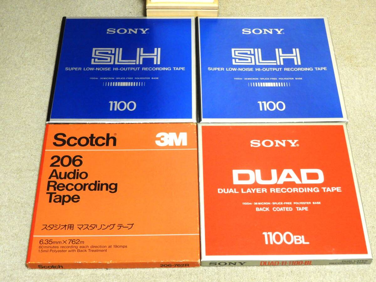 10号 オープンリール録音済みテープ 4本