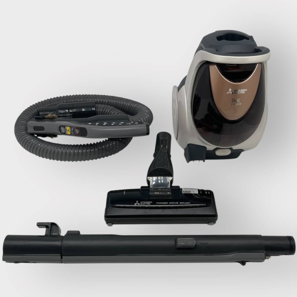 三菱電機 TC-FXF7P-T Be-K 掃除機 小型 日本製 軽量 パワーブラシ ブラウン
