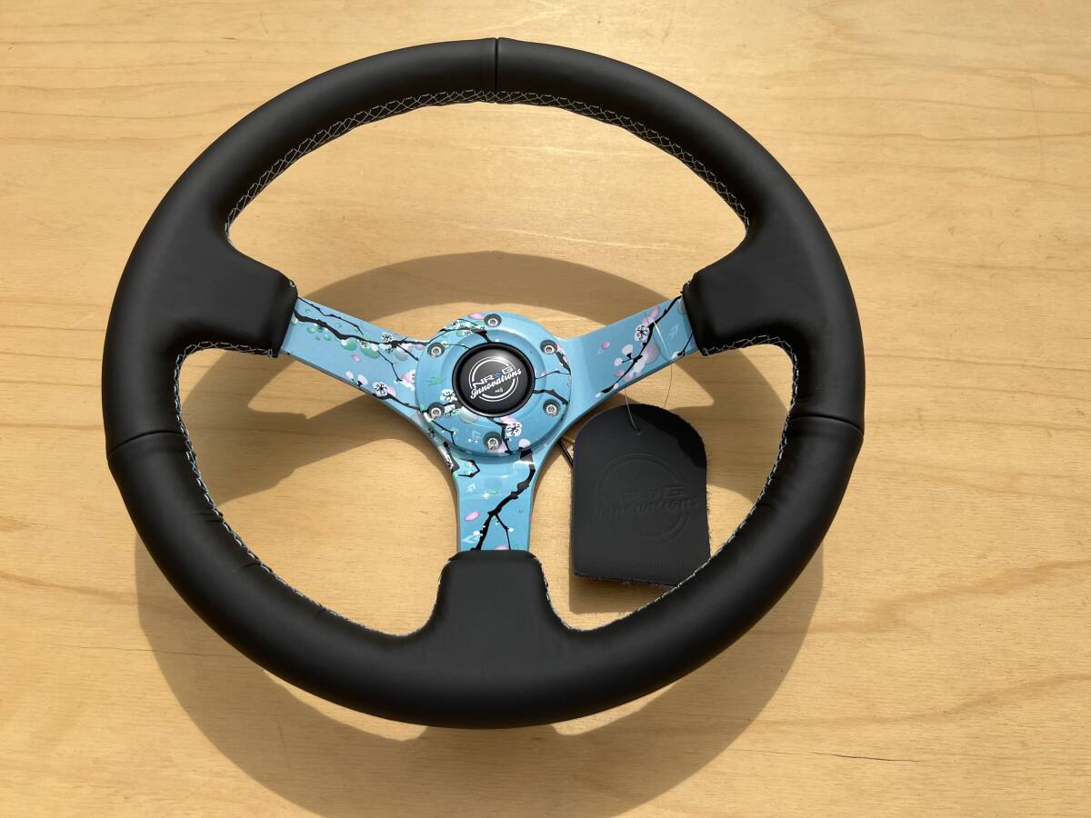 NRG 35Φ レザー 3”ディープデッシュ BLOSSOMスポーク USDM JDM 正規輸入品 RST-036BLOSSOM-R 即納 _画像1