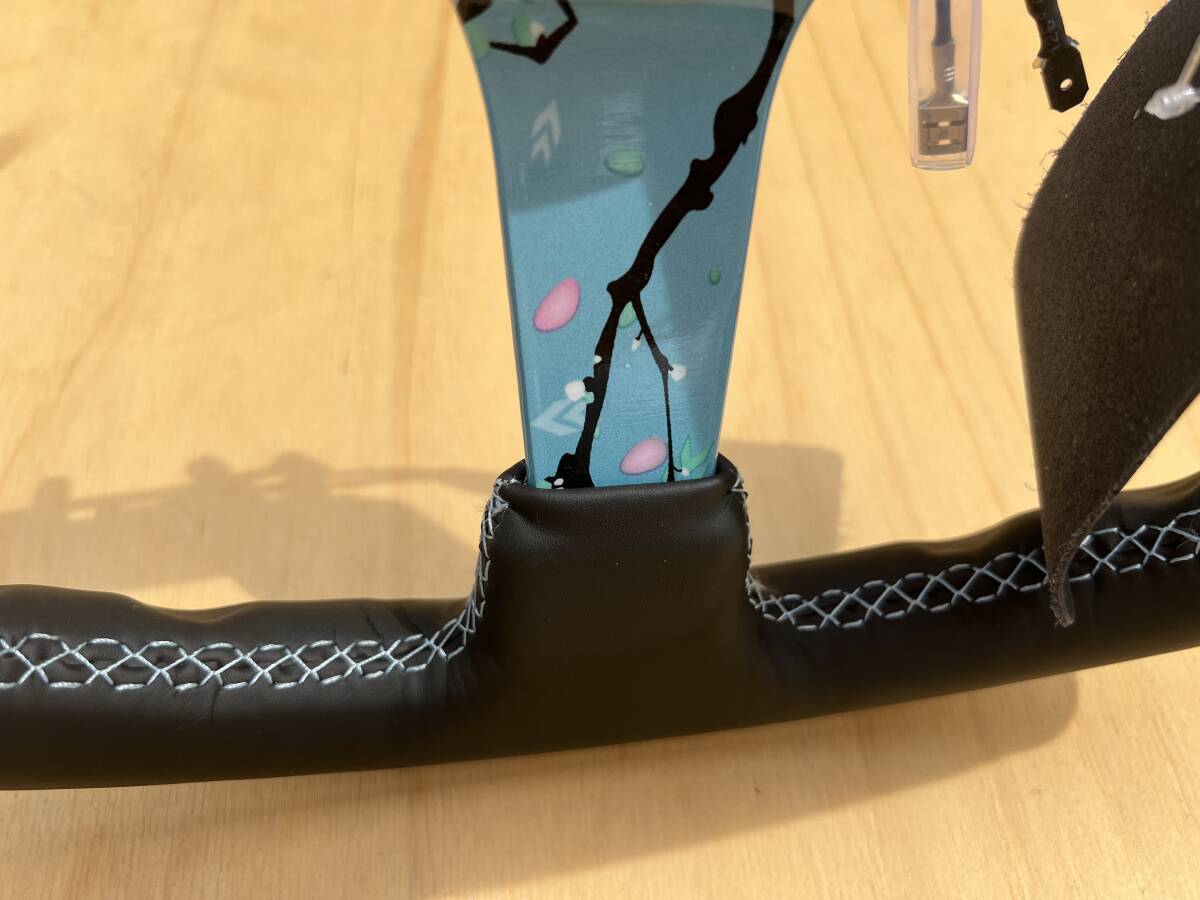 NRG 35Φ レザー 3”ディープデッシュ BLOSSOMスポーク USDM JDM 正規輸入品 RST-036BLOSSOM-R 即納 _画像3