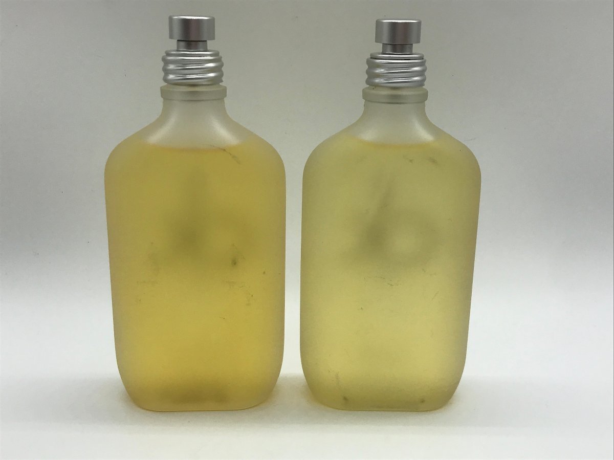 ■【YS-1M】 香水 ■ カルバンクライン Calvin Klein ■ シーケーワン オードトワレ EDT 100ml ■ 2本セット まとめ 【同梱可能商品】K■_画像2