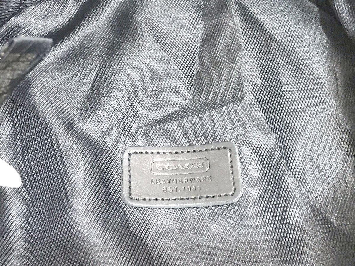 ■【YS-1】 コーチ COACH ハット ■ シグネチャー柄 帽子 M L ライトブラウン系 × 茶系 【同梱可能商品】■D_画像7