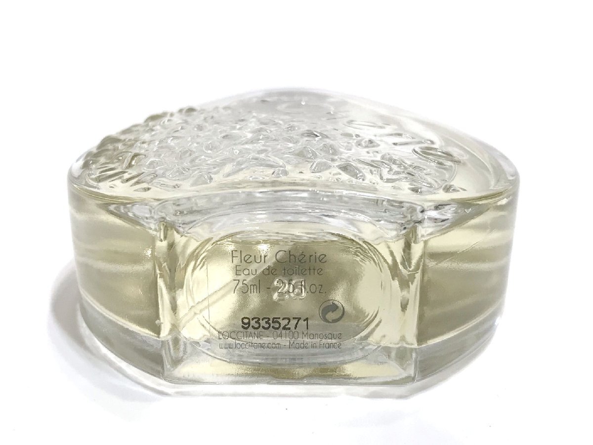 ■【YS-1M】 香水 ■ ロクシタン L'OCCITANE ■ フルールシェリー オードトワレ EDT 75ml スプレー ■ 殘量90%【同梱可能商品】■D