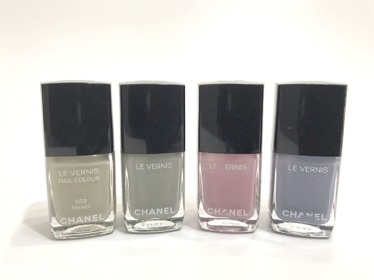 ■【YS-1M】 シャネル CHANEL ネイルエナメル 13ml 4点セット まとめ ■ ヴェルニ ロングトュニュ 559 576 705 921 【同梱可能商品】■D_画像1