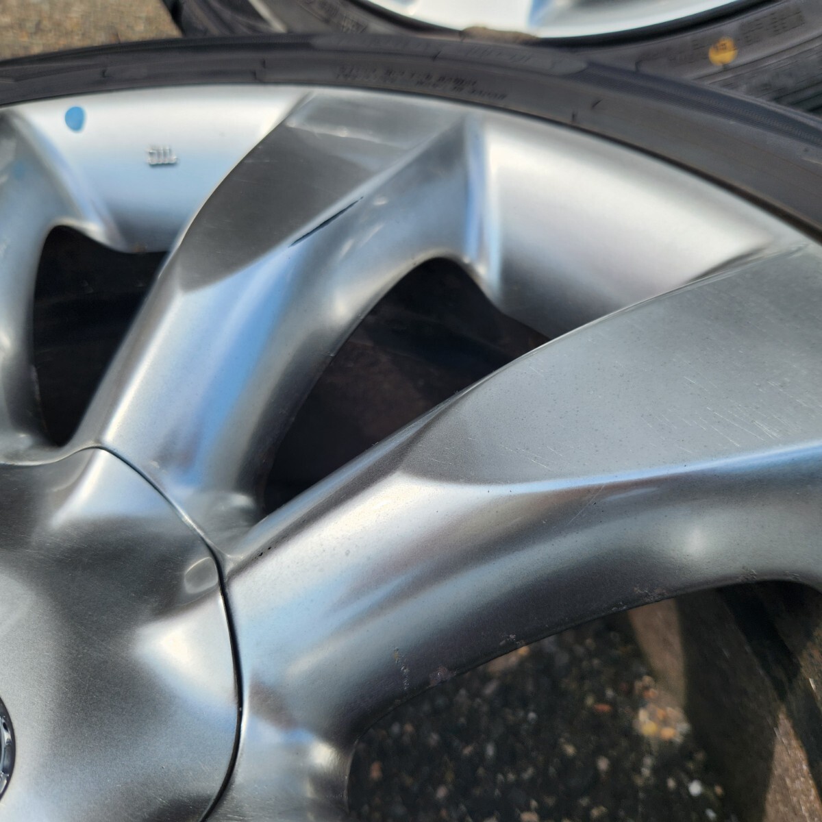 INFINITI【インフィニティ】8J×18 +47 アルミホイール　フーガ純正　４本セット　_画像7