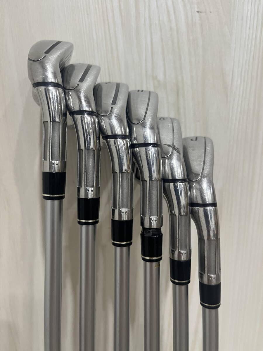 テーラーメイド M6 アイアン 2019■5-9.P■６本セット■純正カーボン FUBUKI TM6(S)■訳あり 8番ソケット浮き 修理必要【送料無料】