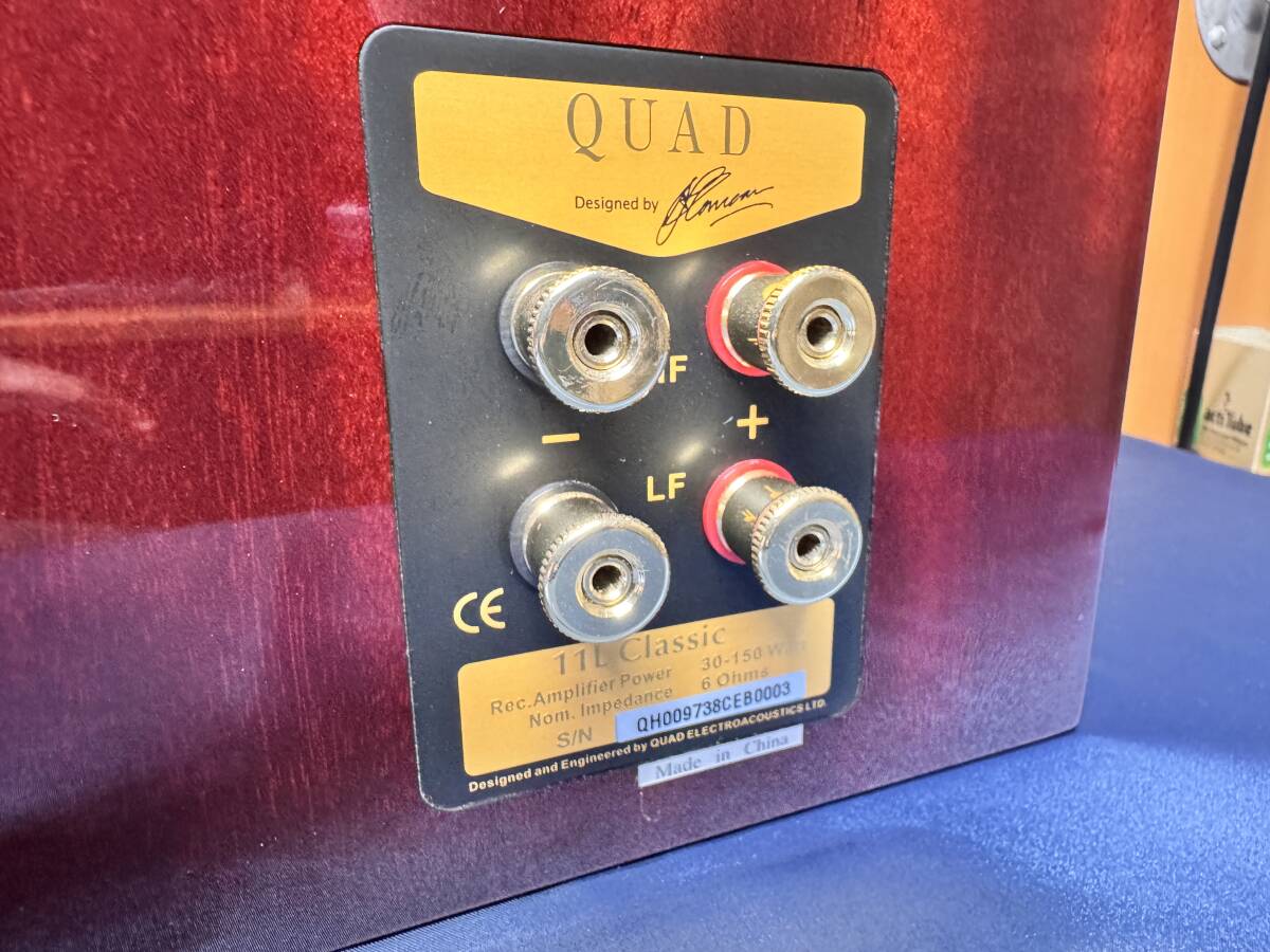 ★★★ 中古美品 QUAD スピーカー 11L Classic Signature PM ピアノサペリマホガニー ★★★