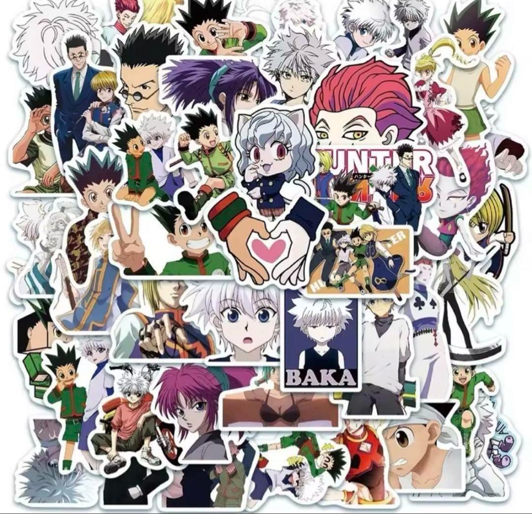 HUNTER×HUNTER 防水カラーステッカー 50枚セット