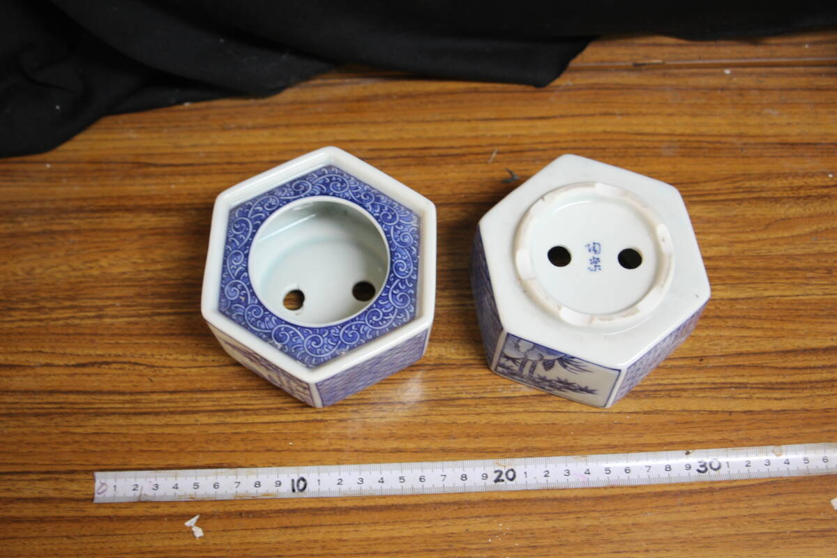 植木鉢 高級な陶器に 穴あけ 水切り加工した物です 9121の画像6