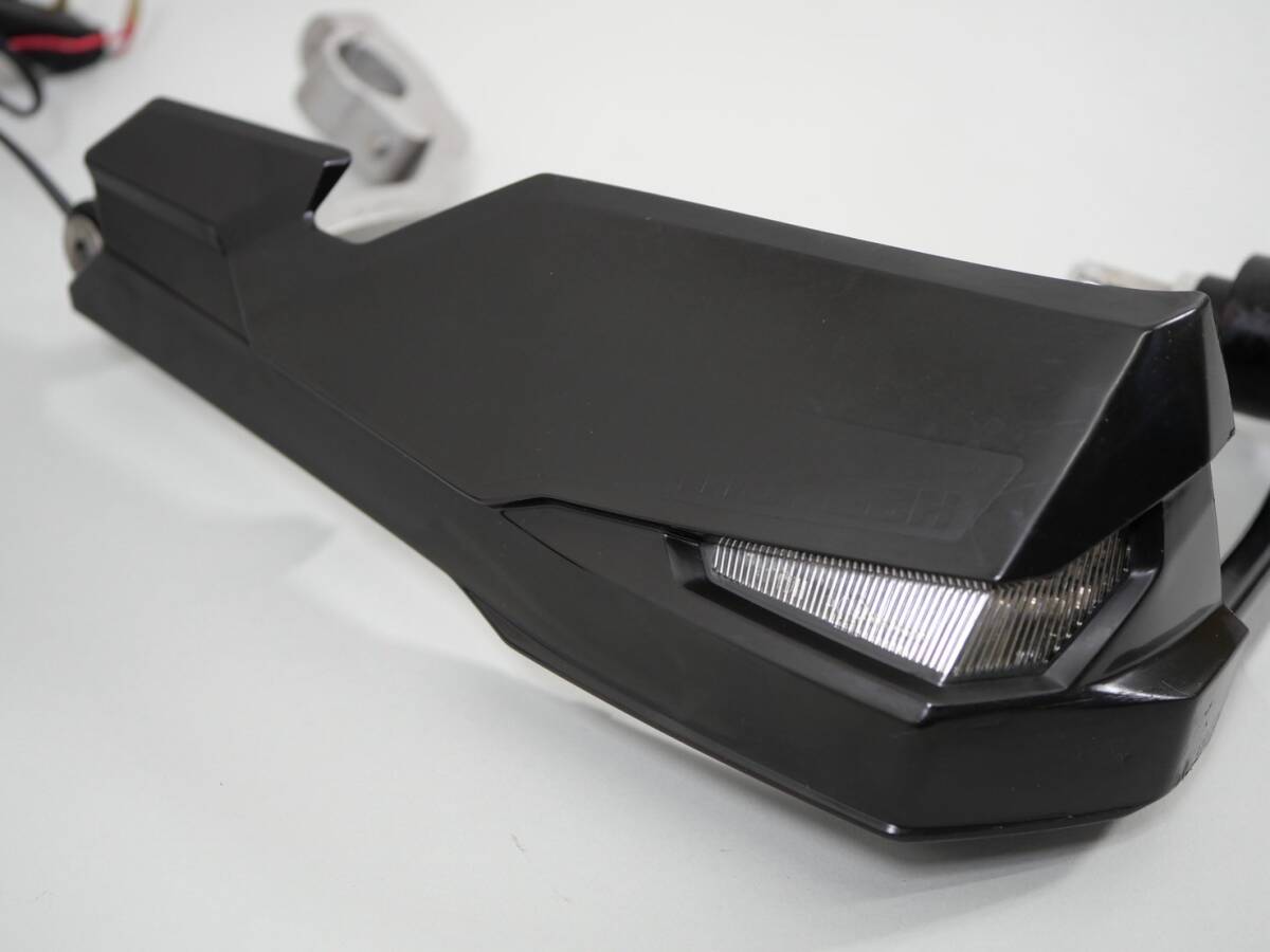 m08 汎用 SWモテック ナックルガード ウインカー內(nèi)蔵 ヤマハ MT-09 外し トレーサー MT-10 XSR 400X アフリカツイン セロー CRF ハンドル