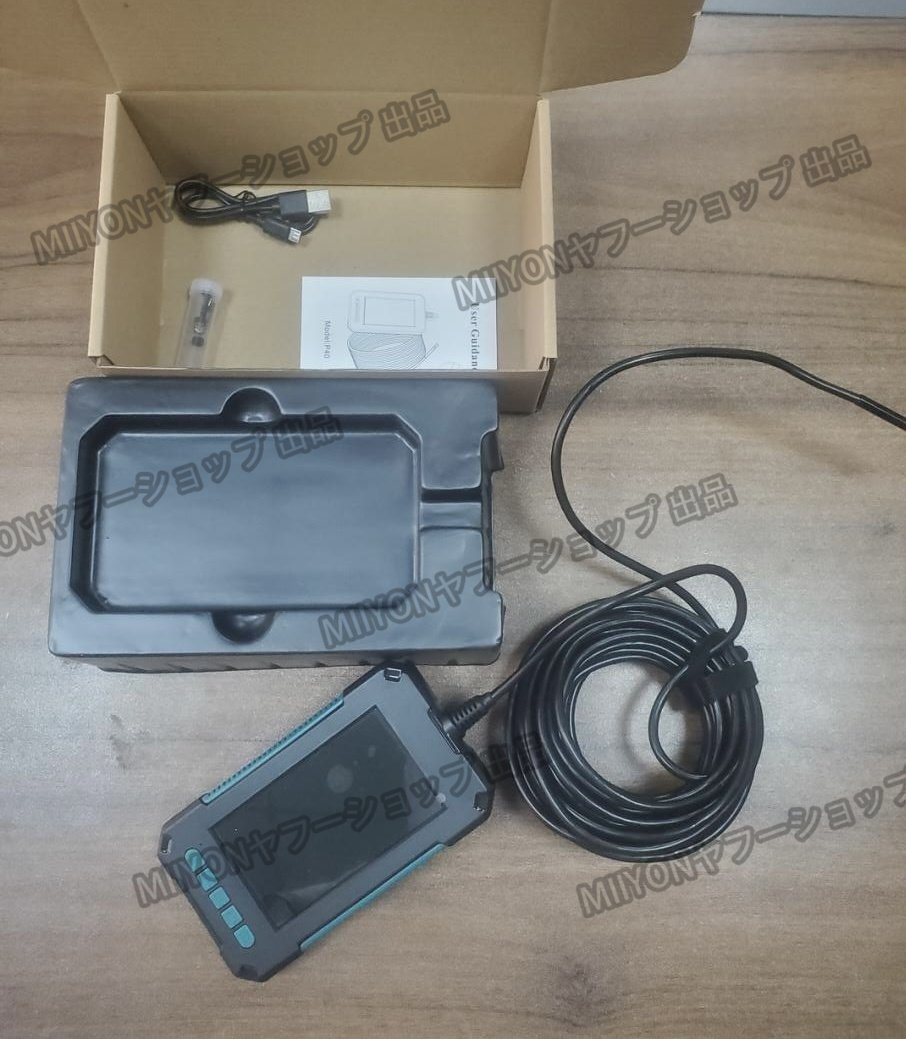 內(nèi)視鏡カメラ ファイバースコープカメラ 4.3インチ 液晶モニター付 デュアルレンズ 1080p 5m LEDライト付き スネーク カメラ lhw218