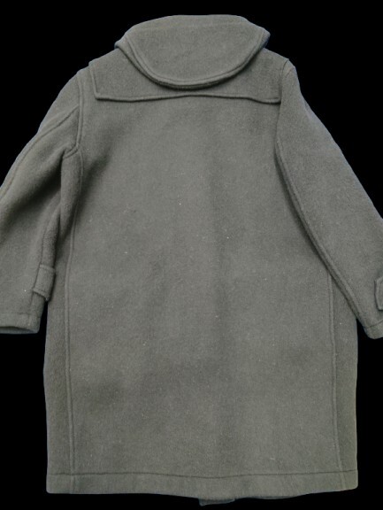 ★英国製 Hartingdon House ハーリントンハウス★ダッフルコート サイズM ネイビー ウール混★裏地チェック柄★1635_画像5