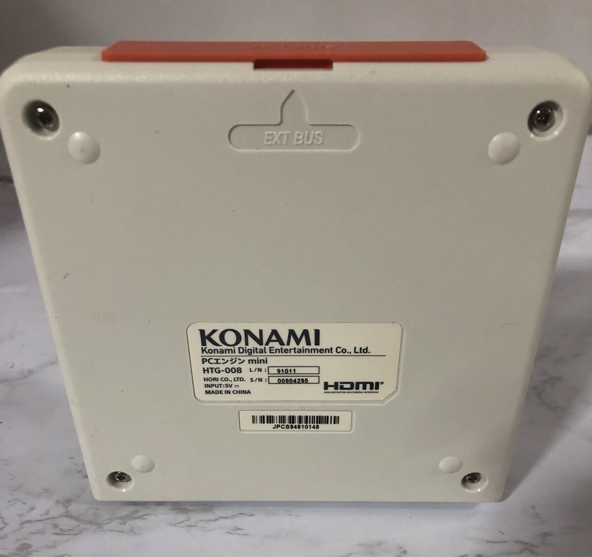 上85え【現(xiàn)狀品】KONAMI PCエンジン ミニ　本體 コントローラー HDMIケーブル 取扱説明書 箱付き　動(dòng)作未確認(rèn)　１円?