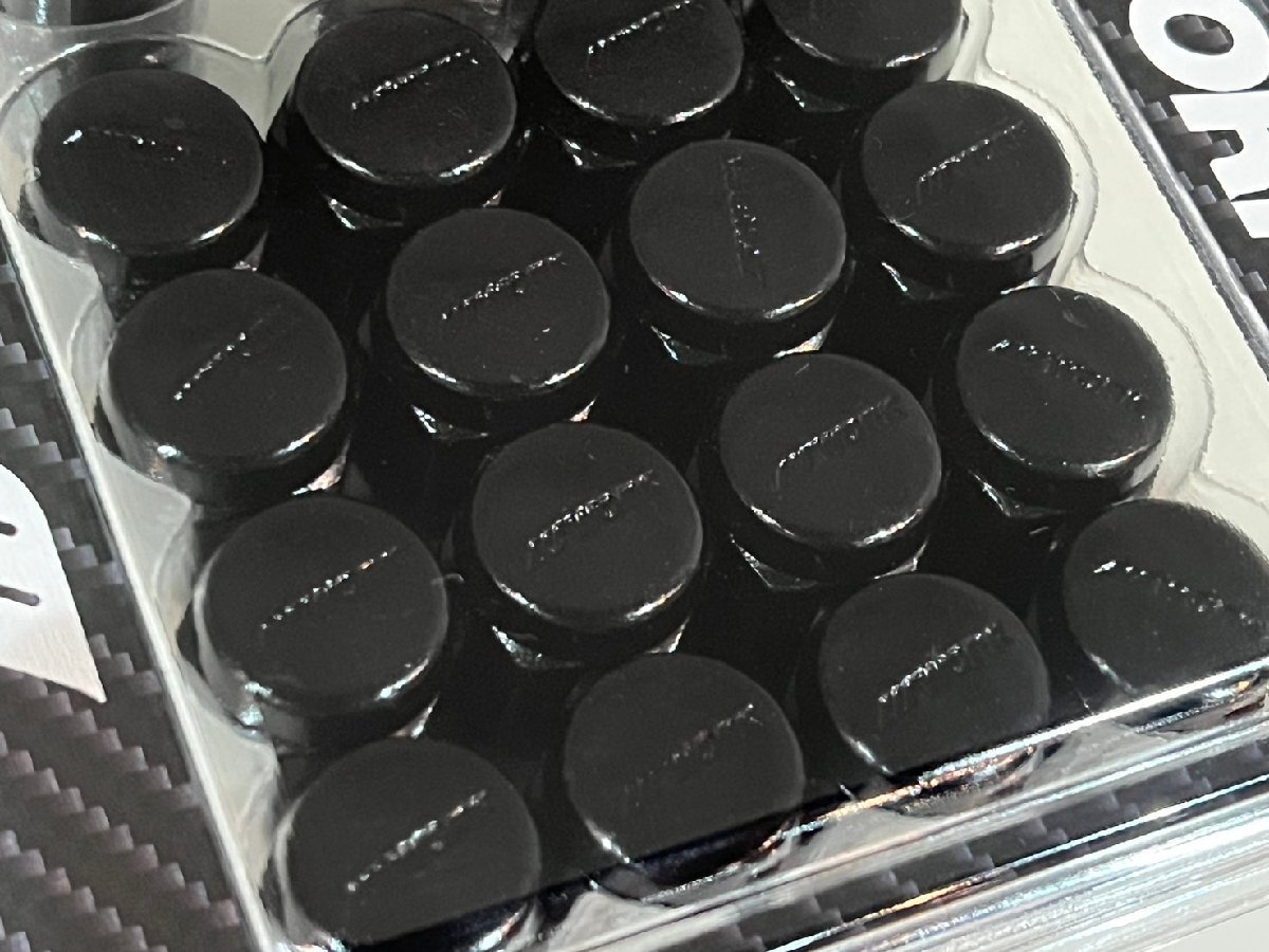 ★ 新品未開封 WORK ワーク ロックナットセット M12×P1.5 ナット16本 ロックナット4本 ロックキー1本 ブラック_画像2