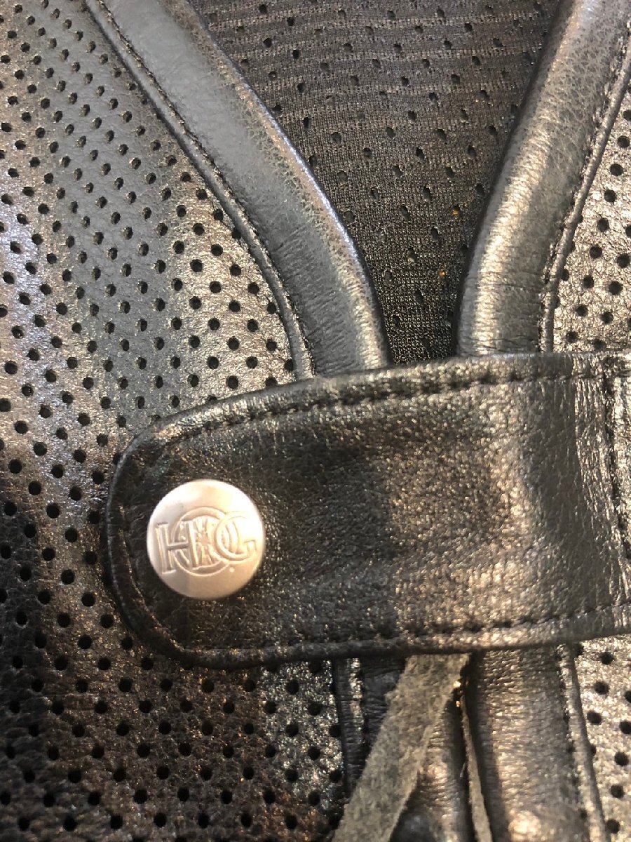 ★美品! HARLEY OWNERS GROUP ハーレーオーナーズグループ ハーレーダビッドソン 牛革 ライダースベスト レザーベスト シングル サイズL_画像4