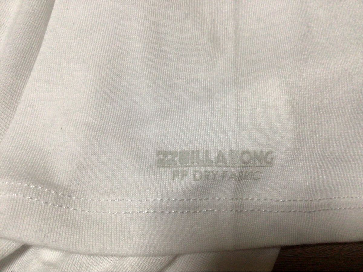 新品 未使用品 定価8000円 ビラボン BILLABONG 半袖ポロシャツ AH011-Z17 レギュラーフィット REGULAR FIT PP DRY FABRIC 吸汗速乾素材 白_画像8