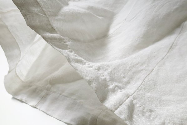 dosa ◆ 手織り リネン オーバーサイズ ロングドレス 白 サイズ5 インド制 ハンドメイド ワンピース ドーサ ◆ZZ1