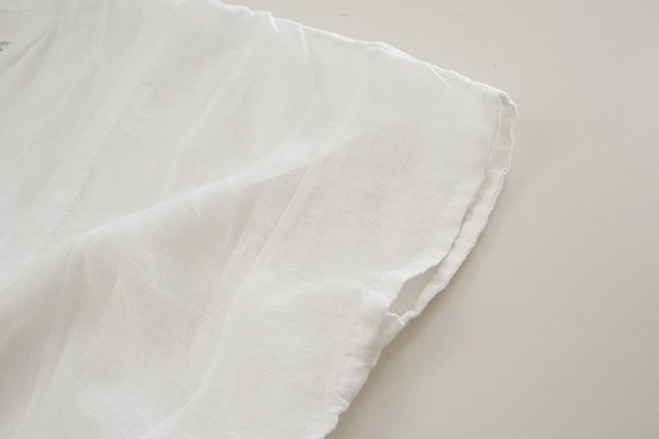 dosa ◆ 手織り リネン オーバーサイズ ロングドレス 白 サイズ5 インド制 ハンドメイド ワンピース ドーサ ◆ZZ1