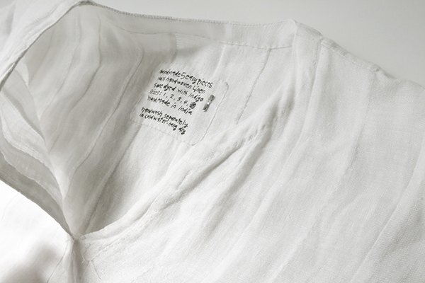 dosa ◆ 手織り リネン オーバーサイズ ロングドレス 白 サイズ5 インド制 ハンドメイド ワンピース ドーサ ◆ZZ1