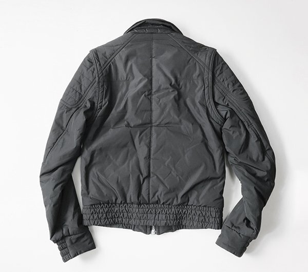 Dior HOMME ◆ 2WAY ジャケット / ベスト 黒 中綿 サイズ44 (袖取り外し) ディオールオム ◆80/K2R_画像2