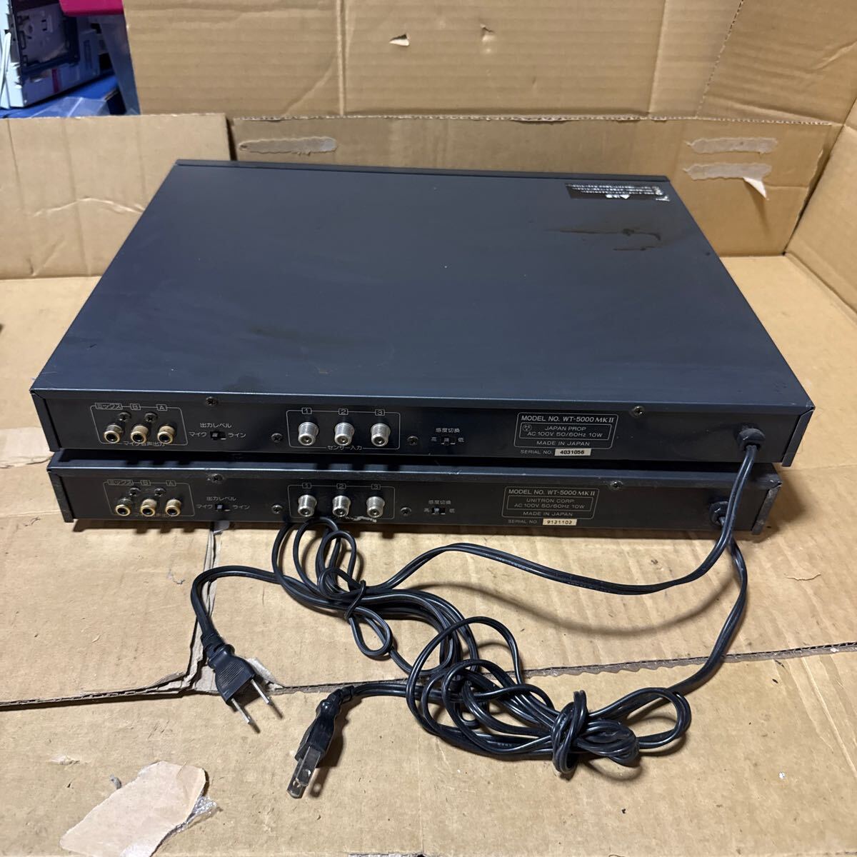 あ-8481）BMB WT-5000 MK ll 2台/ マイクレシーバー 本体のみ　通電OK_画像7