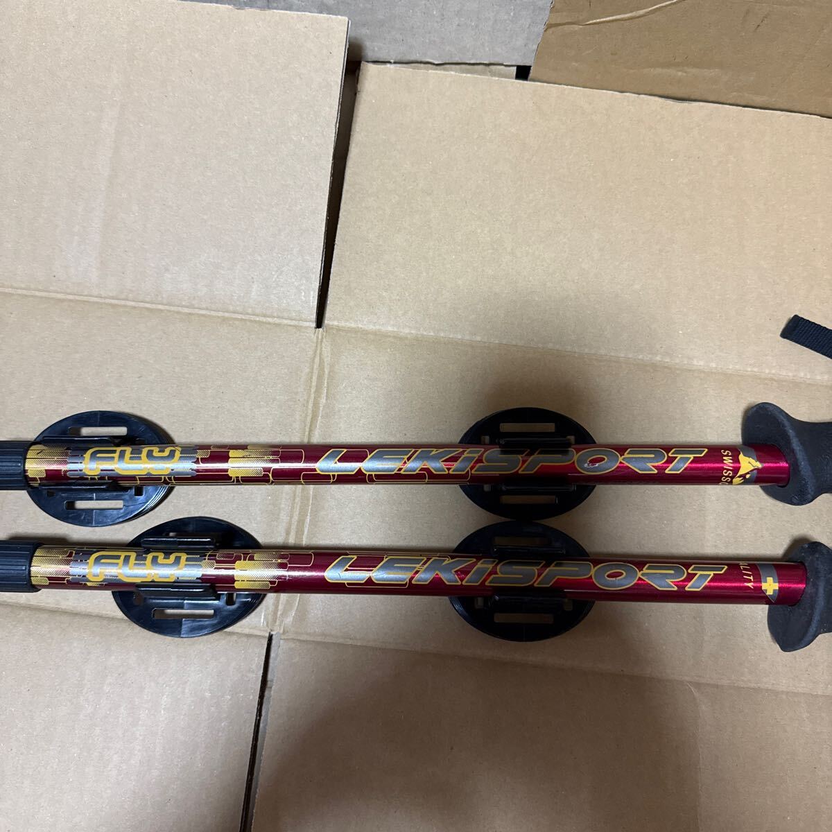 あ-8512）レキスポーツ　トレッキングポール 登山 中古現状品_画像5