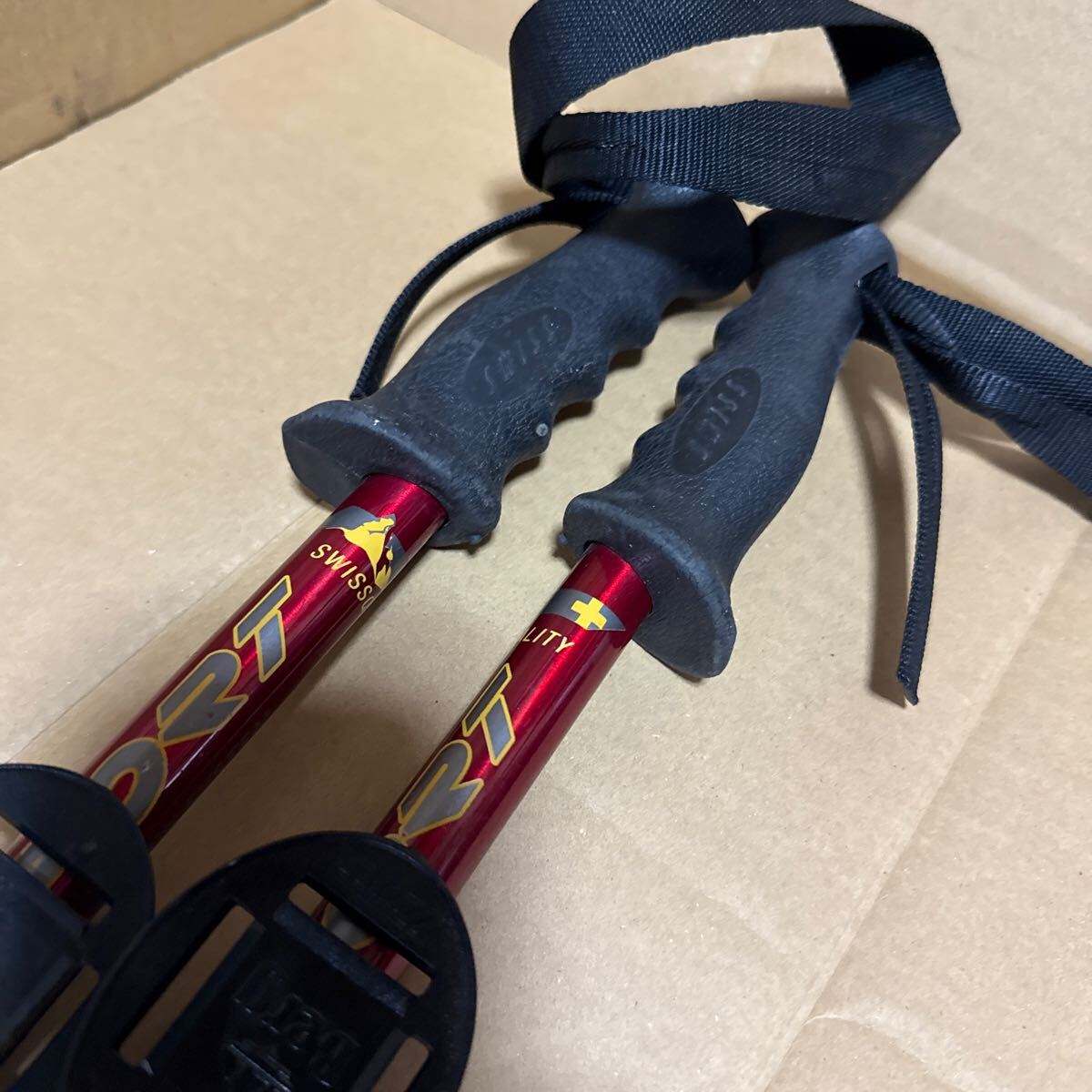 あ-8512）レキスポーツ　トレッキングポール 登山 中古現状品_画像6