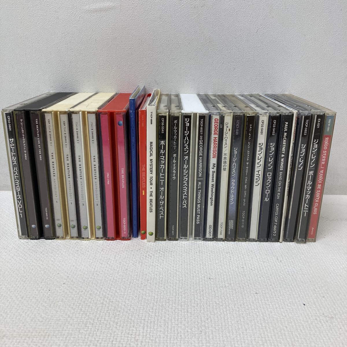 1/2 I0915I3 まとめ★ザ?ビートルズ THE BEATLES ジョン?レノン ポール?マッカートニー ジョージ?ハリソン CD 22巻セット 音楽 洋楽 