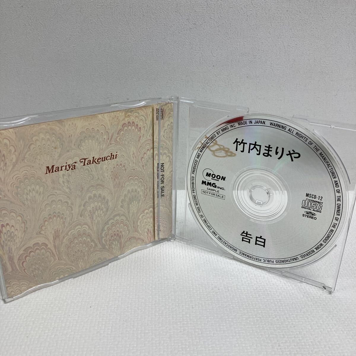 I0918B3 竹内まりや 告白 CD 非売品 音楽 邦楽 MOON MSCD-12 火曜サスペンス劇場主題歌_画像4