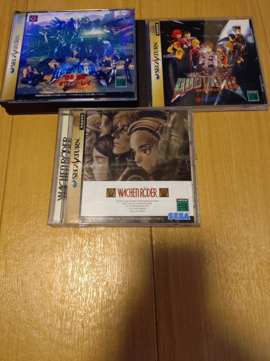 セガサターン SFSRPG3本セット クォヴァディス2惑星強襲オヴァン・レイバッケンローダー Quovadis Wachenroder Wachenrder 中古_画像1