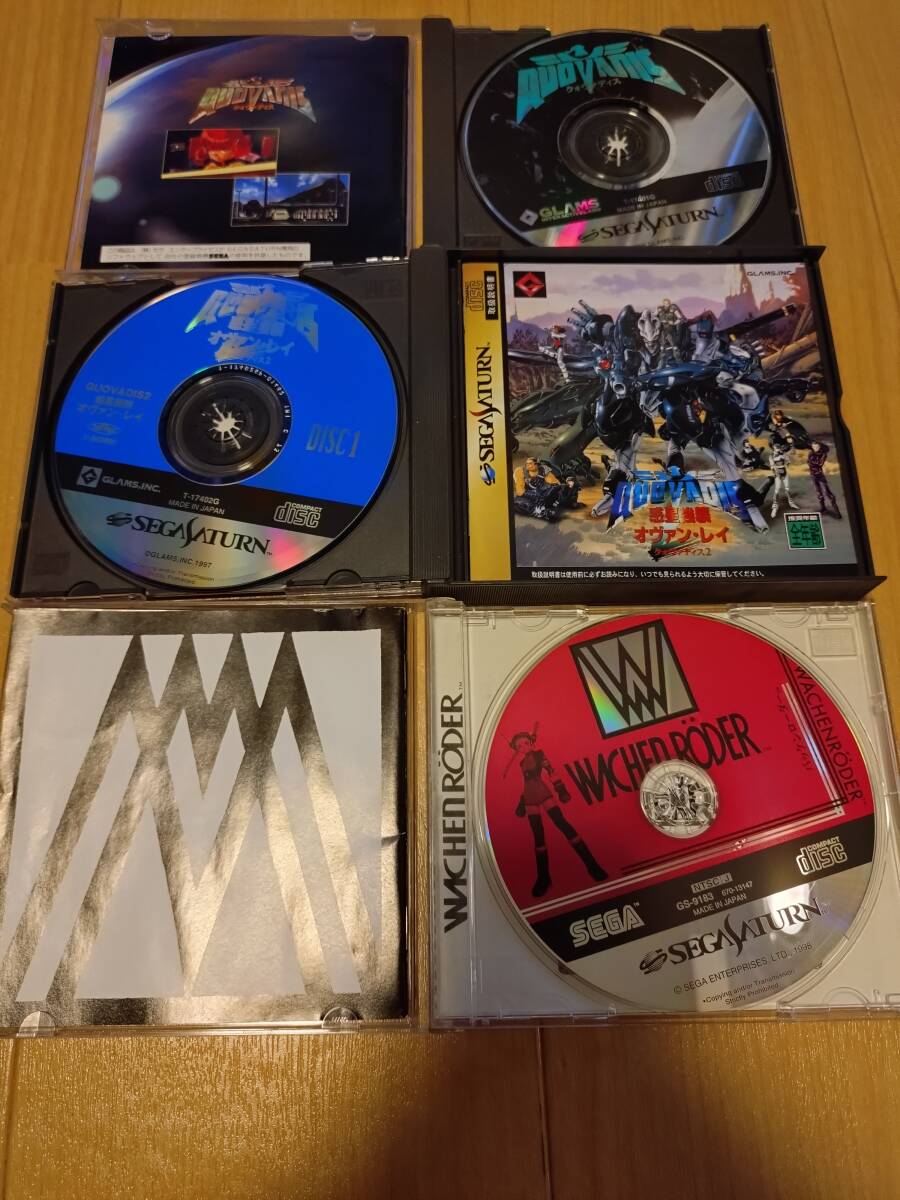 セガサターン SFSRPG3本セット クォヴァディス2惑星強襲オヴァン・レイバッケンローダー Quovadis Wachenroder Wachenrder 中古_画像2