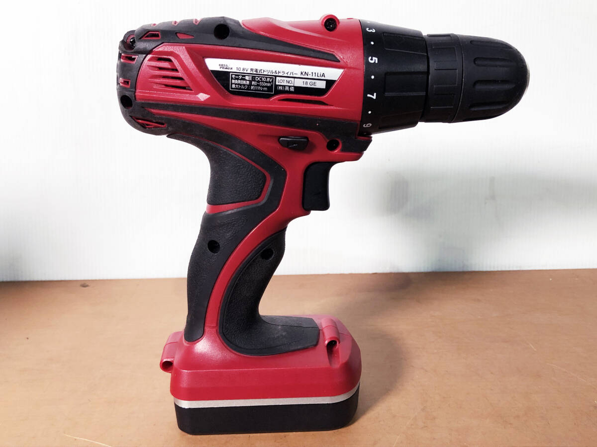 中古★TAKAGI/高儀　BOSS POWER　10.8V 充電式ドリル＆ドライバー　電動工具　元箱付き【KN-11LiA】FJTK_画像5