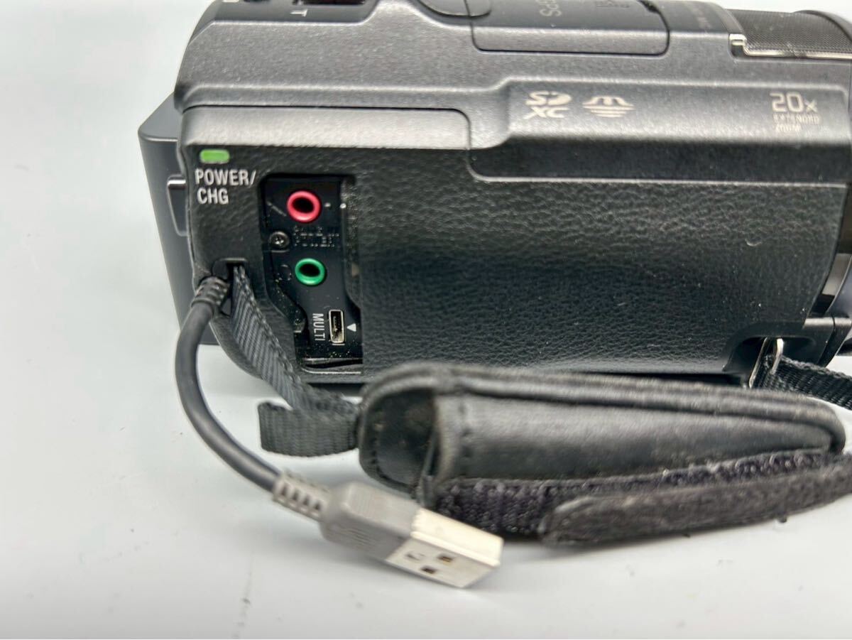 【付屬品セット】SONY ハンディカム HDR-PJ630 プロジェクター內(nèi)蔵 HDビデオカメラ バッテリー2個/充電器/ケース付き 現(xiàn)狀品