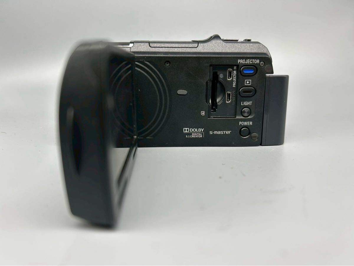 【付屬品セット】SONY ハンディカム HDR-PJ630 プロジェクター內(nèi)蔵 HDビデオカメラ バッテリー2個/充電器/ケース付き 現(xiàn)狀品