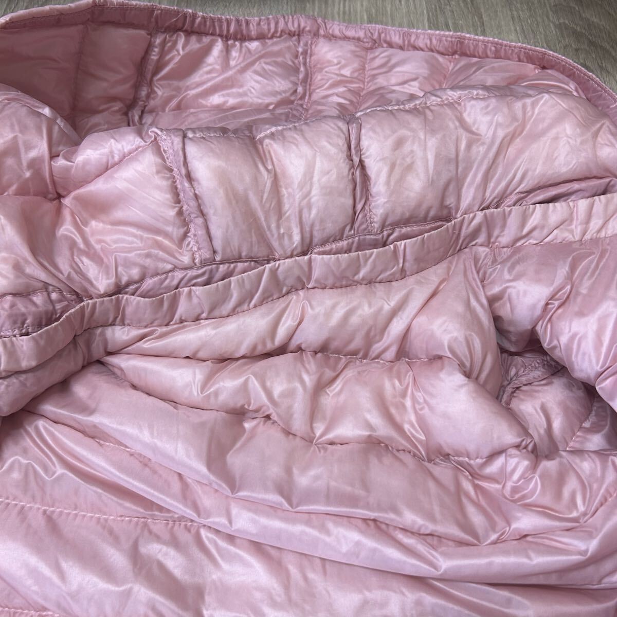【大人もOK】 MONCLER モンクレールライトダウンジャケットピンク ナイロン_画像8
