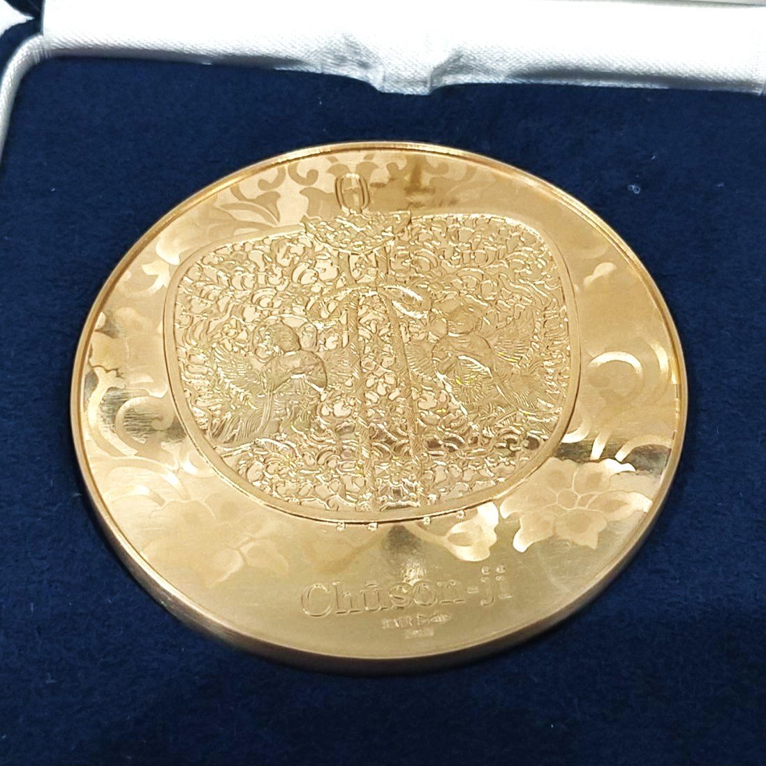 国宝章牌『中尊寺』 最新作，本物保証】 国宝章牌「中尊寺」 銀メダル（造幣局品位