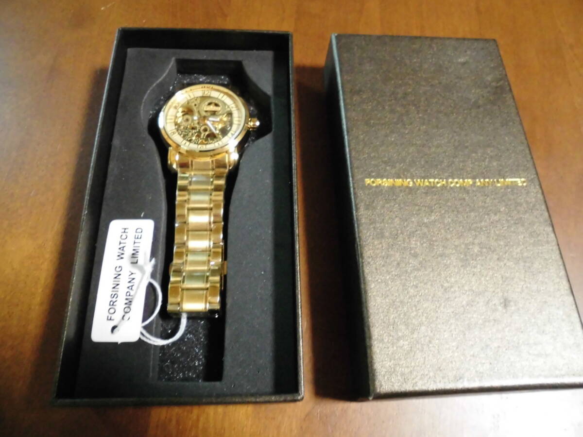 FORSINING スケルトン自動巻 腕時計_画像2