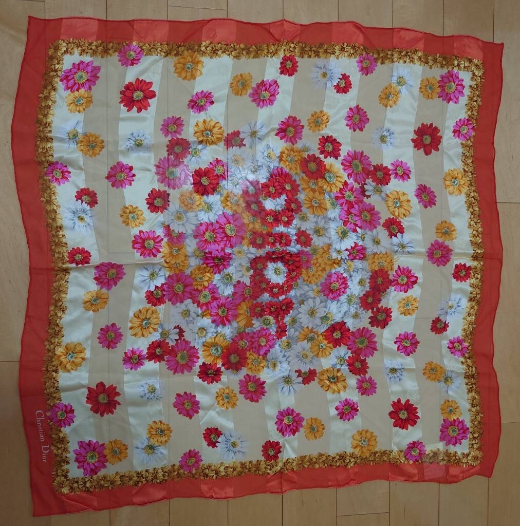 クリスチャンディオール Christian Dior スカーフ 未使用_画像1