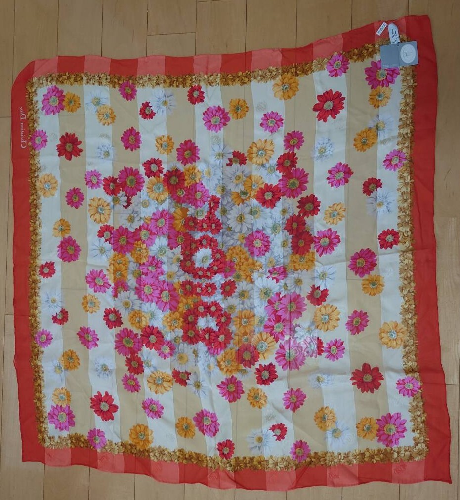 クリスチャンディオール Christian Dior スカーフ 未使用_画像3