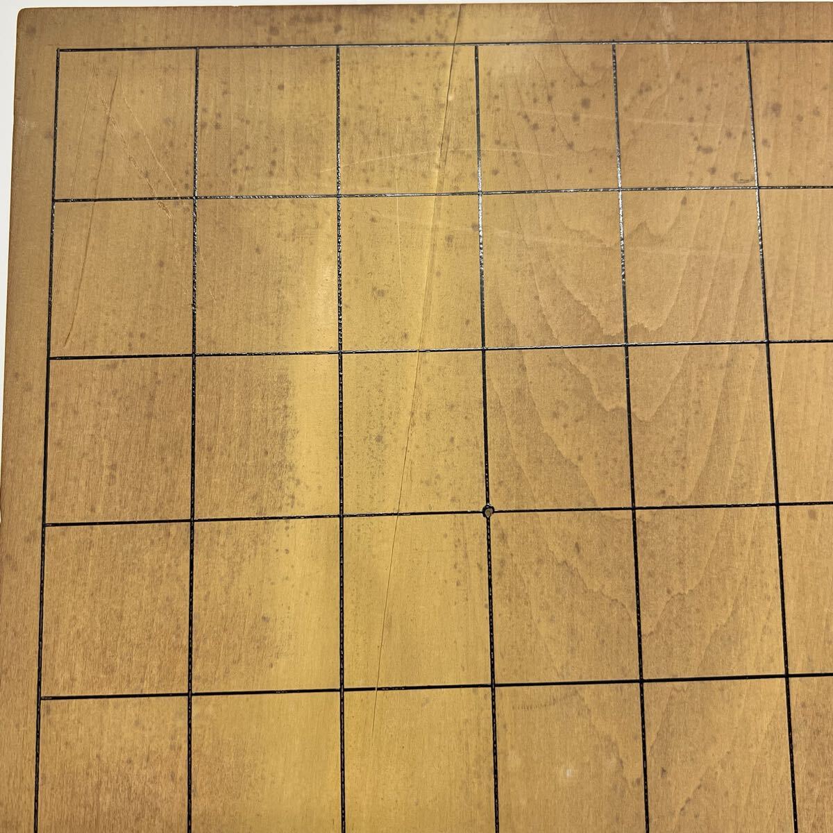 T1237 将棋盤 脚付 アンティーク　木製_画像3