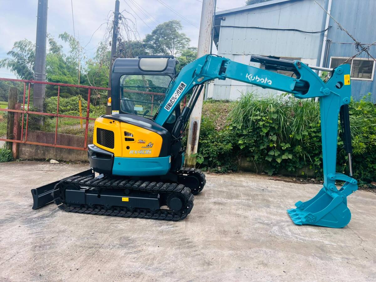 美品! クボタ RX-406 KUBOTA ミニユンボ【2151h?マルチレバー?クレーン仕様】整備済?即納可！