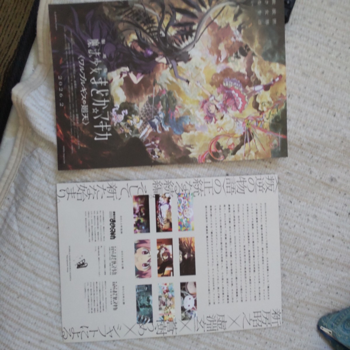 魔法少女まどか☆マギカ ワルプルギスの廻天 前売り券 特典 クリアファイル フライヤー付き ムビチケ無し まどマギ_画像3