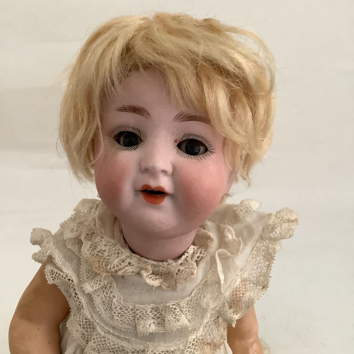 かわいい ヴィンテージ ビスクドール ジャーマンドール スリーピングアイ_画像1