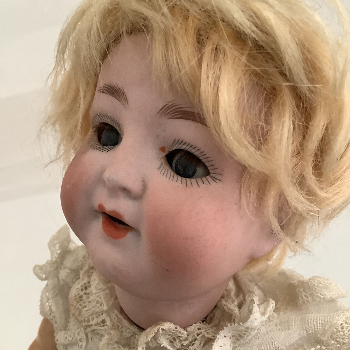 かわいい ヴィンテージ ビスクドール ジャーマンドール スリーピングアイ_画像4