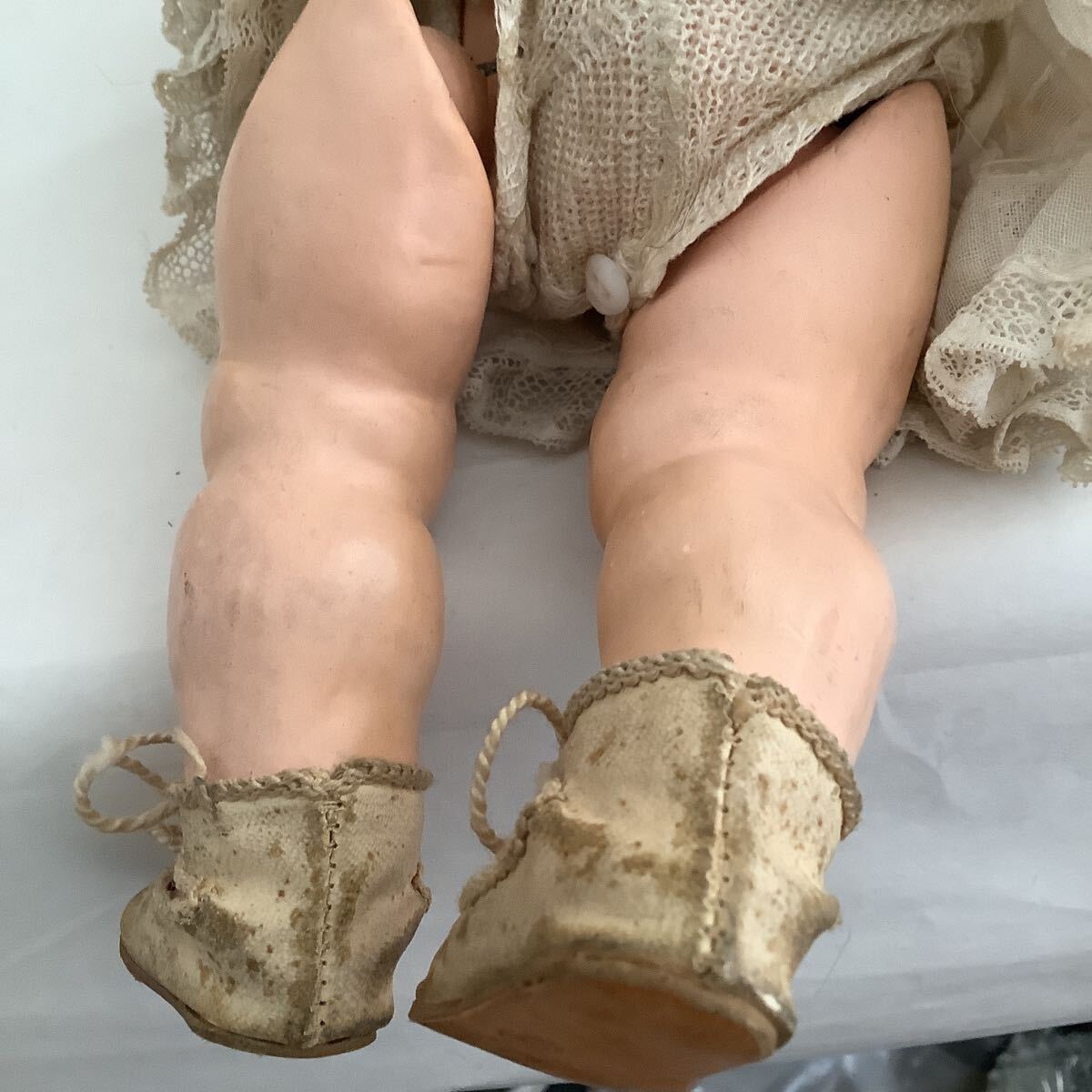 かわいい ヴィンテージ ビスクドール ジャーマンドール スリーピングアイ_画像7