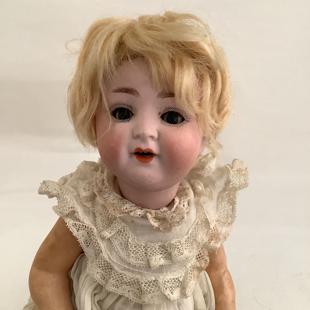 かわいい ヴィンテージ ビスクドール ジャーマンドール スリーピングアイ_画像10