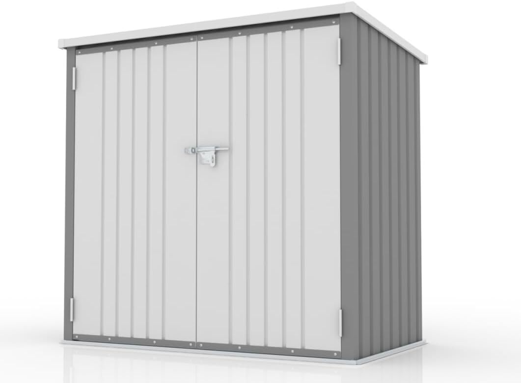  наружный шкаф большая вместимость большой наружный место хранения коробка держатель вне для веранда наружный место хранения box металлический 1600L обе открытие дверь блокировка возможность [ низ доска нет ]