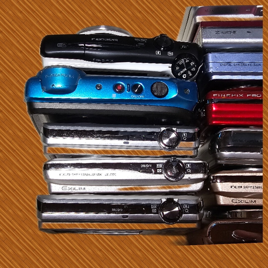 デジカメデジタルカメラ　まとめ　CASIO EXILIM FUJIFILM FinePix デジカメ カシオ フジフィルム CASIO OLYMPUS Panasonic SONY