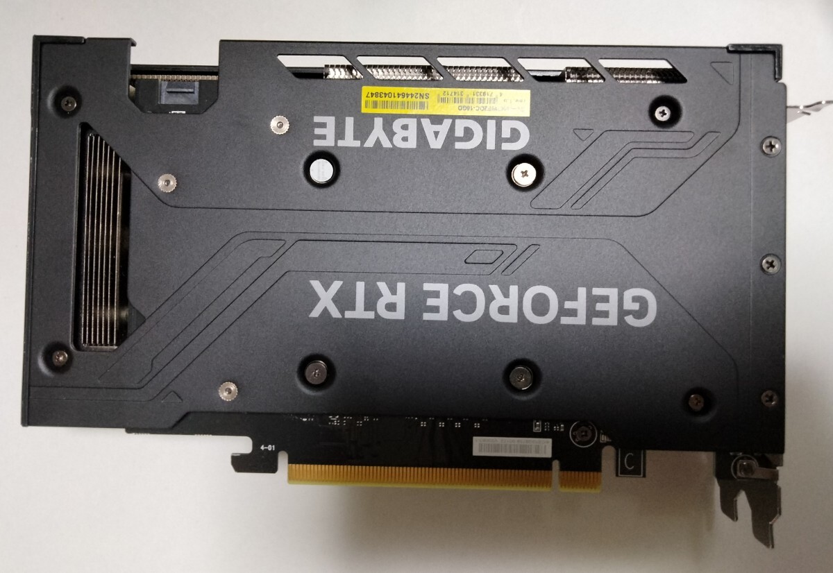 GIGABYTE GeForce RTX 4060Ti 16GB OC 動作確認(rèn)済