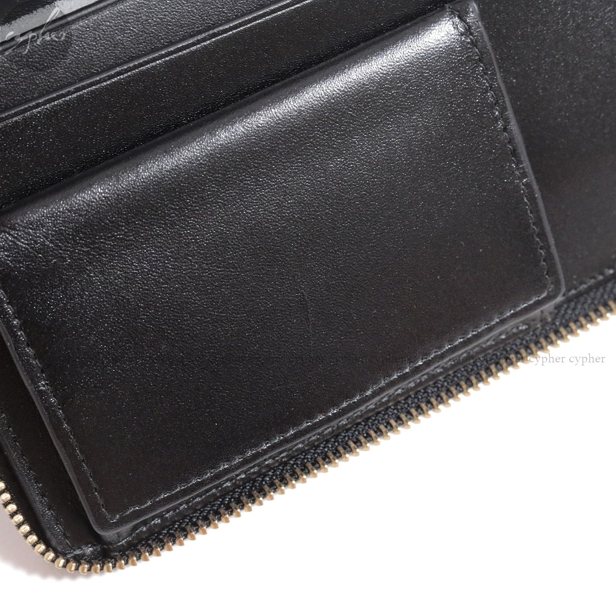 新品 Wallet COMME des GARCONS SA0110 レザー ロング ウォレット ブラック コムデギャルソン クラシック 財布 長財布 黒 CDG コインケース_画像6